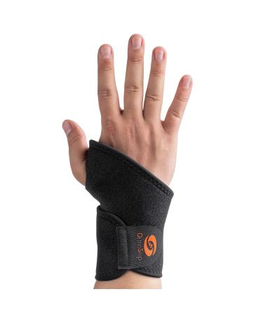 Buy Black Supportive Adjustable Breathable Wrist Brace - Best Comfort & Support for All Activities | International Shipping Available - Buy Online on GoSupps.com