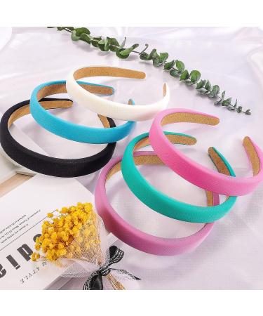 ZLSPTK 6Pcs Non Slip Women's Headbands - Thin Hair Hoops for Face Washing - Fashion Accessories for Girls and Teens - Solid Simple Headbands - Buy Online on GoSupps.com