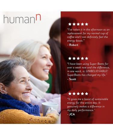 HumanN SuperBeets Energy Plus with Grape Seed Extract - Boost Energy & Vitality - 30 Servings - Buy Online on GoSupps.com