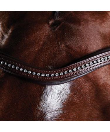 Buy Collegiate ComFiTec Sheepskin Bridle - Brown Full Size | International Shipping Available - Buy Online on GoSupps.com