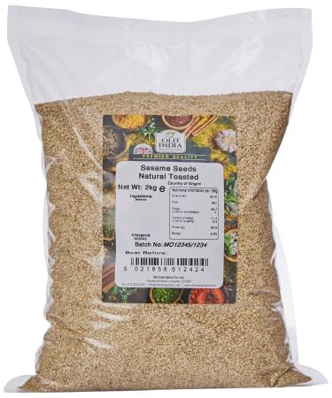 Old India Sesame Seeds Natural Toasted 2kg
