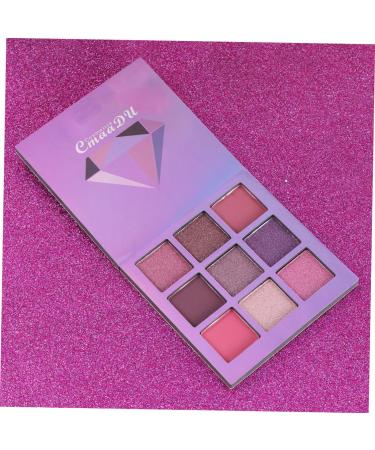 Angoily 9 Purple Metallic Eye Shadow Palette - Shimmer & Light Powder Makeup | International Shipping - Buy Online on GoSupps.com