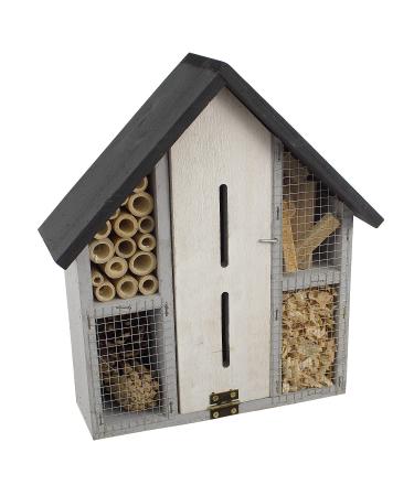 Insect Bug Bee Hotel Hanging Wooden House Ladybird Nest Wood Shelter Garden Box