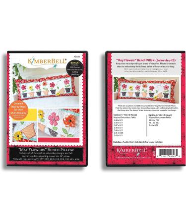 Kimberbell Bench Pillows Machine Embroidery - May Flowers Design - Buy Online on GoSupps.com