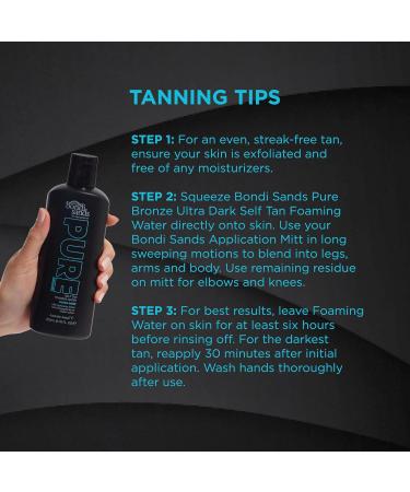 Bondi Sands Pure Bronze Ultra Dark Self Tan Foaming Water - 200mL - Buy Online on GoSupps.com