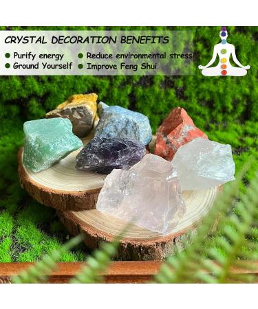 Healing Crystals Natural Crystal for Beginners Healing Crystal Gifts for Anxiety Relief Meditation Yoga Spiritual Awakening (Healing Crystals) - Buy Online on GoSupps.com