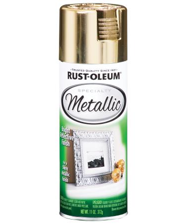 Rust-Oleum 1910830 Specialty Metallic Leafing Spray Paint  11 Ounce (Pack of 1)  Gold Gold 11 Ounce Spray