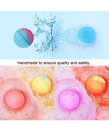 Natural Essential Oil Bath Bombs Gift Set - Moisturizing and Soothing SPA Bubble Bath for Women and Kids - Perfect Mothers Day, Birthday, Valentines, Christmas Gift - 6 Pack - Buy Online on GoSupps.com
