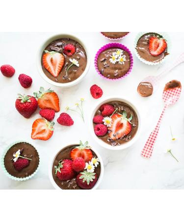 Buy Organic Chocolate Pudding Powder - Gluten-Free Vegan 16 Pack (46g each) - Premium Cocoa from Controlled Organic Cultivation - Buy Online on GoSupps.com