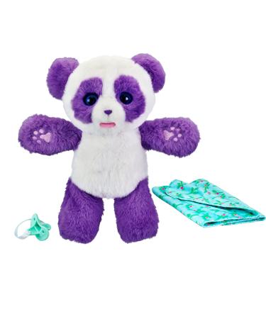 Little Live Pets 26400 Cozy Dozys: Petals Interactive Plush Toy Panda 25+ Sounds and Reactions Magical Eye Movement Blanket Pacifier and Batteries Included for Kids Ages 4+." PETALS THE PANDA Single