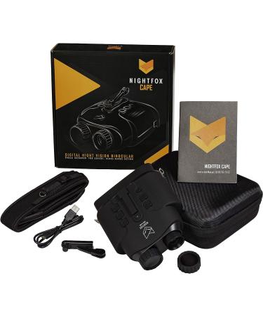 NIGHTFOX Cape Night Vision Goggles | 1x Magnification | Infrared 940nm | Video Recording | 55yd Range | Airsoft Ready - Buy Online on GoSupps.com