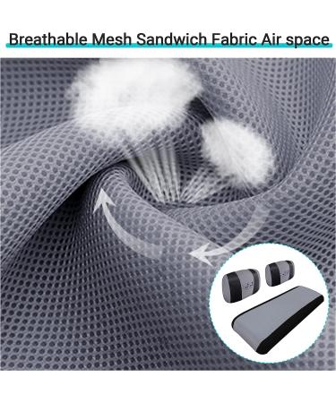10L0L Golf Cart Seat Covers for Yamaha, Club Car, E-Z-GO - Washable Breathable Mesh Cloth - Black+Gray - Buy Online on GoSupps.com