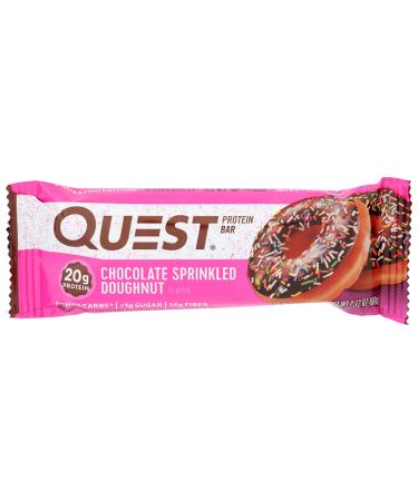 Quest Nutrition, Bar Chocolate Frosted Doughnut, 2.12 Ounce