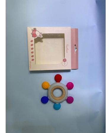 Arudyo BPA-Free Silicone Baby Teething Ring Toy | Ocean Gripping Ring & Nursing Accessory - Buy Online on GoSupps.com