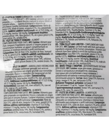Almo Nature HFC Jelly Tuna Fillet with Lobster - 24 Pack Wet Food for Cats | Premium Quality Cat Food | Buy Online Worldwide - Buy Online on GoSupps.com