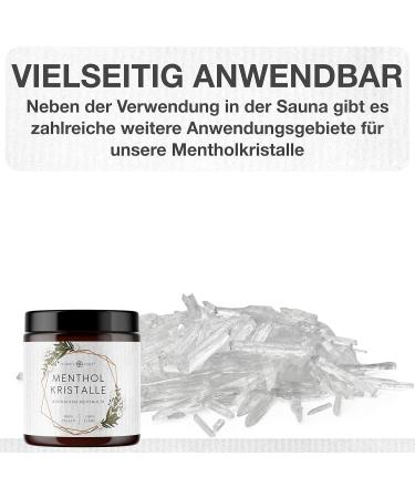 Premium Menthol Crystals 100g | Nordic Pure - 100% Natural Sauna Infusions - Buy Online on GoSupps.com