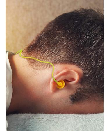 Honoson Tree Shape Silicone Waterproof Earplugs - Reusable Cord-Bound Earplugs for Sleeping & Swimming (8 Pieces Color Set 1) - International Shipping Available - Buy Online on GoSupps.com