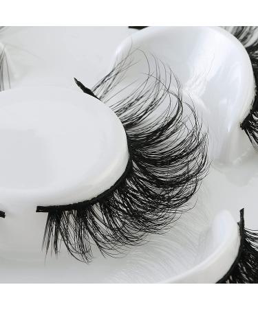 BEFACL Russian Strip Lashes D/DD Curl Wispy Fluffy Mink 5 Pairs (BCA34) - Buy Online on GoSupps.com