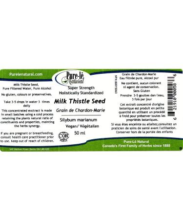 Milk Thistle Seed Super Strength Fluid Extract 50ml - Liver Tonic - Ultra Premium Liver Support Supplement - Buy Online on GoSupps.com