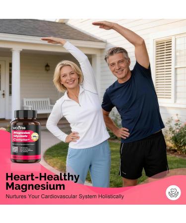 Magnesium Complex Magnesium Glycinate Elemental Magnesium Supplement with Oxide Taurate Citrate Orotate & Aspartate Supports Muscle Relaxation Heart Health Sleep & Energy | Vegan (500mg) Flavor500 500mg - Buy Online on GoSupps.com