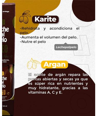 Leche Pal Pelo Oleo Hair Oil Treatment with Argan, Macadamia, Coconut & Shea Butter - Repair Serum for Frizzy & Damaged Hair - 1.2 fl. oz - Buy Online on GoSupps.com