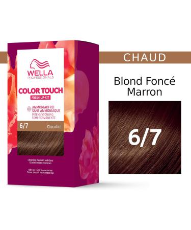 Color Touch Fresh-Up-Kit - Semi-Permanent Coloring Kit 6/7 Chocolate - Dark Blonde Brown - Buy Online on GoSupps.com