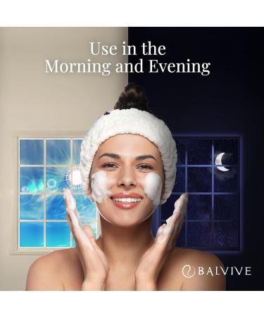 BALVIVE Foaming Facial Cleanser with Salicylic Acid Glycolic Acid & Lactic Acid & Green Tea Extract Face Wash for Acne Oily & Sensitive Skin Makeup Remover & Pore-Cleansing Skincare 6.7 fl oz - Buy Online on GoSupps.com