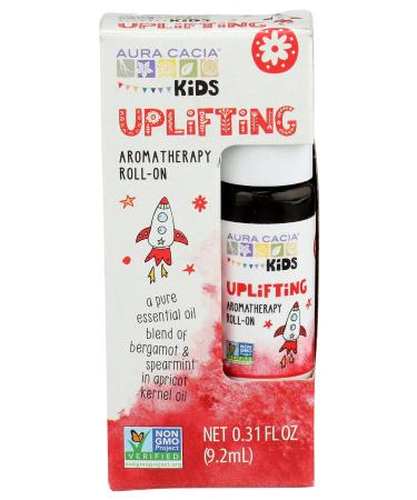Aura Cacia Kids Aromatherapy Roll-On Uplifting 0.31 fl oz (9.2 ml)