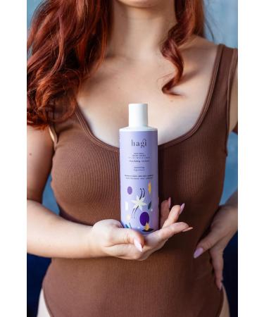 Hagi Cosmetics Plum Picking Natural Shower Gel With Australian Davidson Plum Vanilla Aloe Panthenol and Prebiotics Gentle & Moisturizing Perfect for All Skin Types 300ml - Buy Online on GoSupps.com