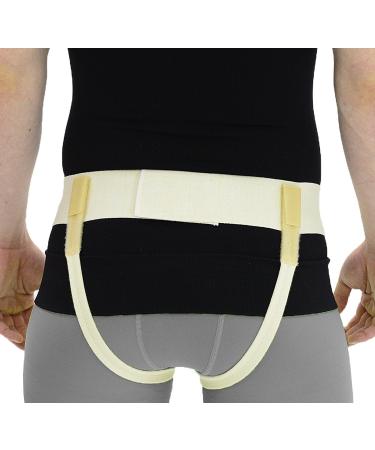 Ita-Med Double-Sided Hernia Support | Removable Foam Inserts | Medium Size | International Shipping Available - Buy Online on GoSupps.com