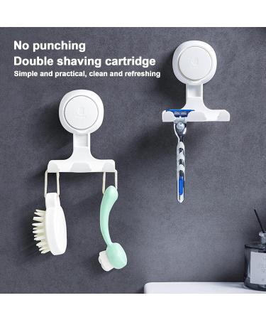 Puzzle Game Razor Holder Hanger Hook - Reusable Self-Adhesive Suction Hooks for Towels Coats & More - Buy Online on GoSupps.com