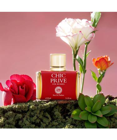 Hybrid & Company Women Chic Prive Eau De Parfum Natural Spray Vaporisateur 3.4 Fl Oz CHIC PRIVE 3.4 Fl Oz (Pack of 1) - Buy Online on GoSupps.com