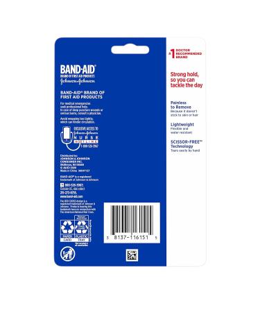 Band-Aid Tough Wrap - Self-Adherent Water-Resistant Wound Wrap (3 In x 2.5 Yd) - International Shipping Available - Buy Online on GoSupps.com