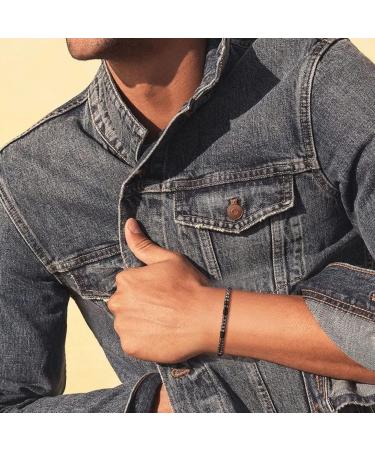 Give My Grandson 'Love You Forever' Black Magnetic Arm Band - Perfect Christmas Gift & Birthday Present for Boys - ZYY647 - Buy Online on GoSupps.com