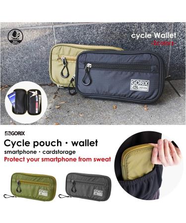 GORIX Waterproof Cycle Wallet Pouch Bag | Black Cell Phone Holder for Road Bike & MTB - Perfect for Cycling Adventures - Buy Online on GoSupps.com