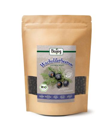 Biojoy ORGANIC Juniper berries (250 g) dried and whole without additives (Juniperus communis) 250 gr