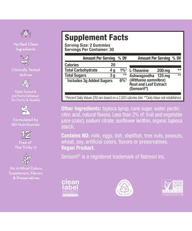 HUM Ashwagandha Calm - Mixed Berry Flavor (60 Vegan Gummies) - Daily Relaxation & Mood Support - Buy Online on GoSupps.com