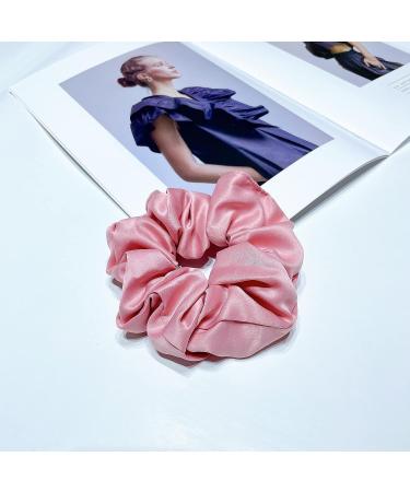 Elegant Satin Silk Scrunchies - 6 Pack | Big Hair Ties for Ponytail | Gentle on Hair - Buy Online on GoSupps.com