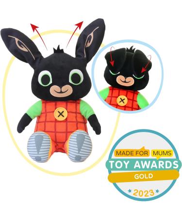 Bing Peek-A-Boo Talking Teddy Bear - Interactive Rabbit Sensory Toy for 10 Months+, 28cm Tall, Colourful Listen & Learn! - Buy Online on GoSupps.com