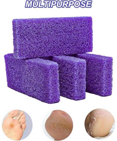 Pumice Stone for Feet Exfoliation - 10 Pcs, Dual Sided Foot Scrub for Hard Skin & Callus Removal - Ideal for Home & Salon Use - Buy Online on GoSupps.com