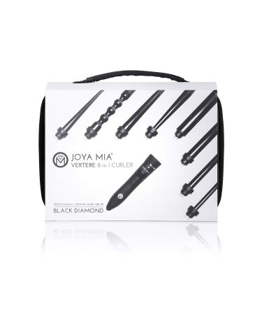 Joya Mia Vertere 8-in-1 Ceramic Interchangeable Hair Curler Black