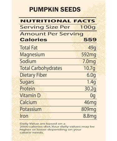Raw Pumpkin Seeds (400g/14.11oz) - High Fiber & Protein | Non GMO, Vegan, 100% Natural | Premium Quality - Buy Online on GoSupps.com