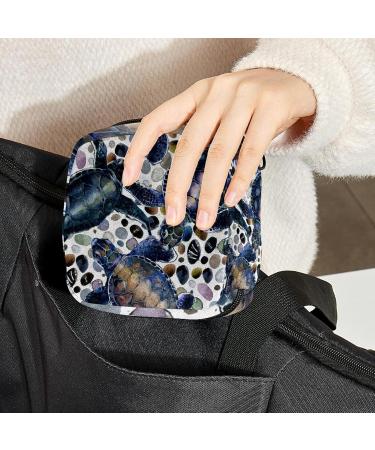 Water Life Sea Turtles Menstrual Pads & Cup Pouch | Stylish Eco-Friendly Sanitary Solutions for Teenagers & Women - Buy Online on GoSupps.com