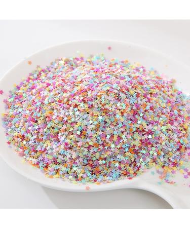 Star Shape Glitter Confetti - 10g Multicolor for Christmas Cards, DIY Home Decor, Nail Art - Buy Online on GoSupps.com