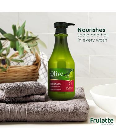 Olive Oil Moisturizing Hair Conditioner with Vitamin E & Shea Butter - Ideal for Dry Damaged Hair | International Shipping Available - Buy Online on GoSupps.com