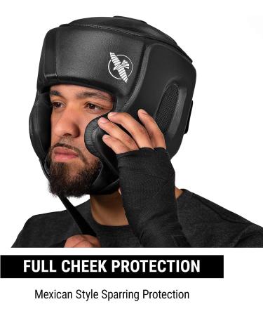 Hayabusa T3 Adjustable Large Black Boxing Headgear - Buy Online on GoSupps.com