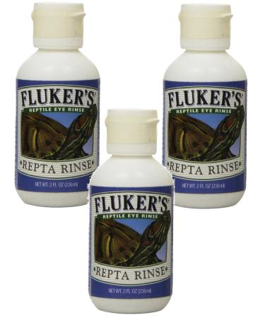 Fluker Labs Repta Rinse Reptile Eye Rinse 2-Ounce Each (3 Pack)