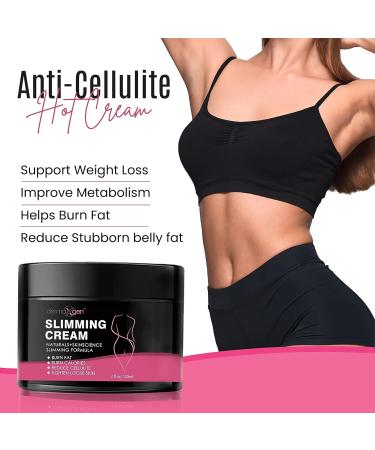 100% Organic Slimming Cream for Tummy & Belly - Natural Anti-Cellulite Firming Cream - Buy Online on GoSupps.com