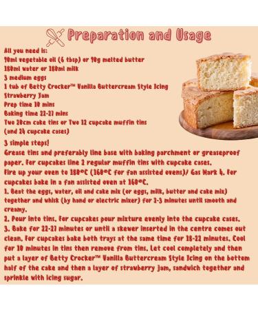 Betty Crocker Zesty Lemon Cake Mix (425g X 2) | HIGH qulity product | Lemon Cake | - Buy Online on GoSupps.com