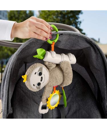 Fisher-Price Slow Much Fun Stroller Sloth - Motion & Sensory Baby Toy for Newborns - Buy Online on GoSupps.com